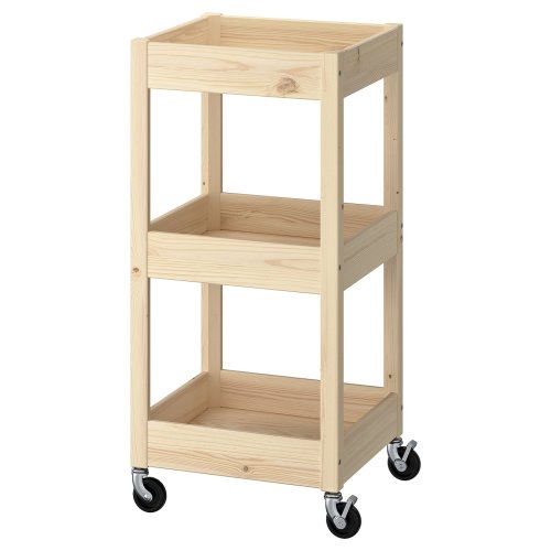 LOSHULT Utility cart - pine 15x15x32 1/4 "