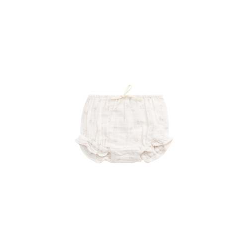 Organic Cotton Muslin Frill Bloomer - Pauline Pink