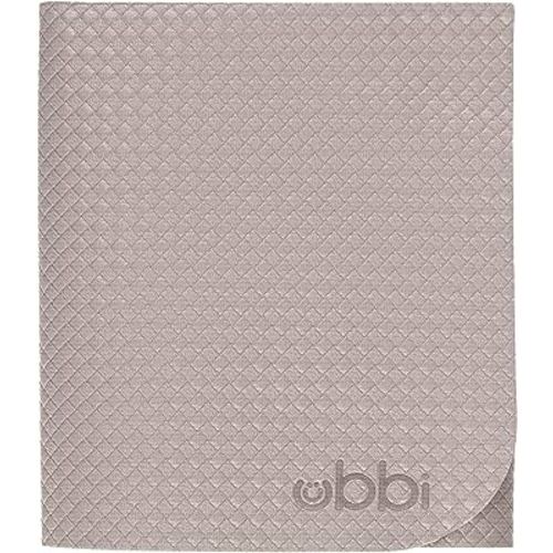 Ubbi On-The-Go Diaper Changing Baby Mat, Soft and Comfortable Diaper Bag Accessory Must Have for Newborns, Easy to Clean, Portable Folding Pad, Baby Traveling Accessories, Taupe