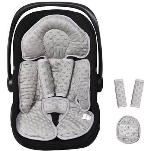 Infant Support Cushions, Insert for Car Seats, As Travel Accessories Such As Car Seat Inserts and Stroller Cushions, Grey