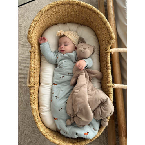 Woof Sage 1.0 TOG Long Sleeve Transitional Bamboo Viscose Swaddle Sack | günamüna