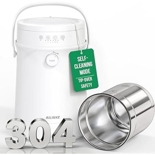 Stainless Steel Humidifier for Bedroom, Warm Mist Steam Humidifier 4L with Self-Cleaning Mode, Easy Clean Dishwasher Safe Humidifiers for Large room Living Room Home Office, Tip-Over Protection, White