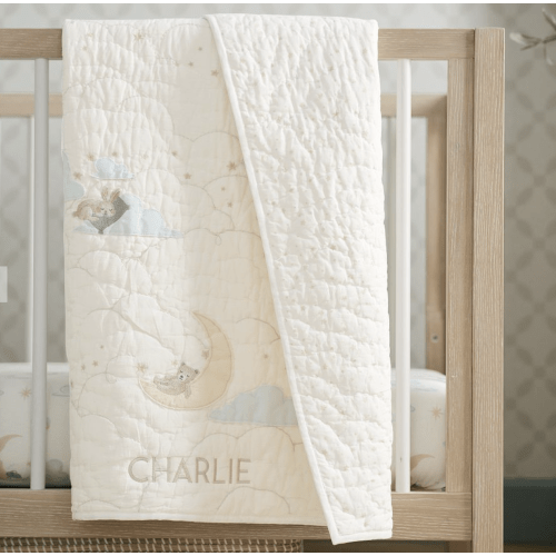 Night Sky Organic Baby Quilt | Pottery Barn Kids