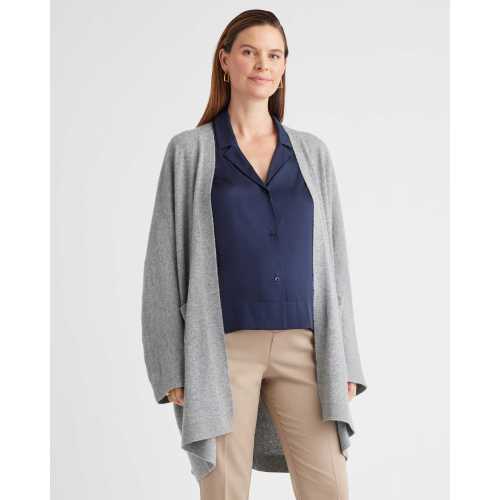 Mongolian Cashmere Maternity & Nursing Cocoon Cardigan