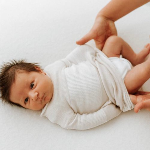 Bamboo Blend Beige Swaddle Sleep Sack – Swaddelini