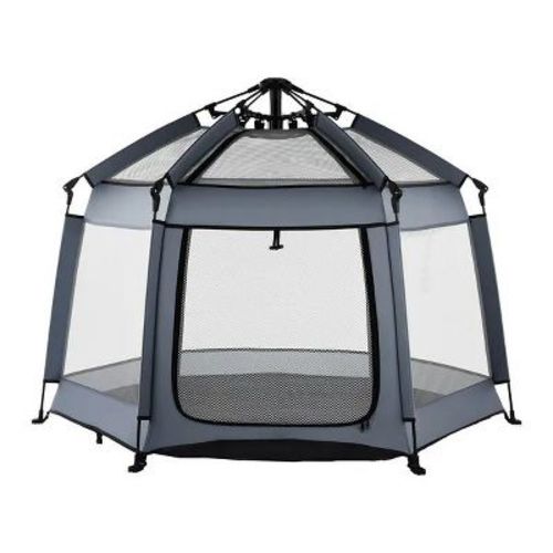 Baby Playpen, Pop Up Toddler Playpen with Canopy, Indoor & Outdoor Portable Play Yard for Babies Toddlers with UPF 50+ Sunshades & Travel Bag