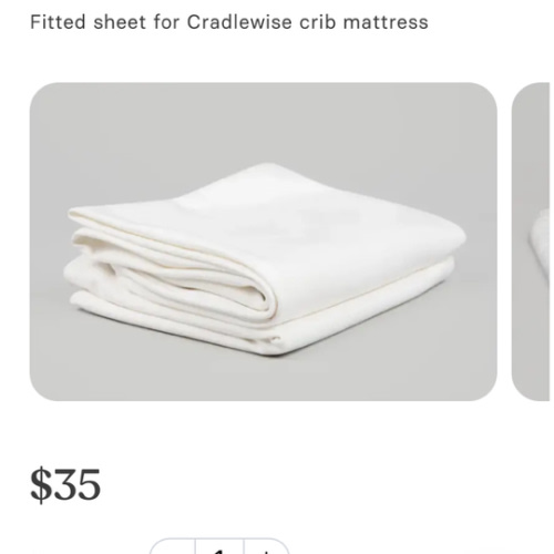 Cradlewise Fitted Sheet