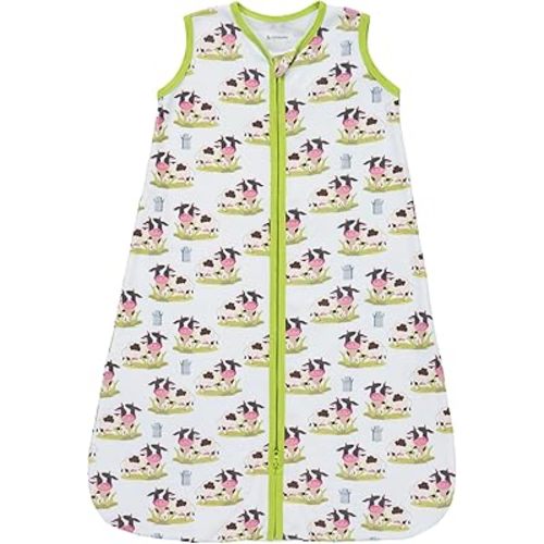 LollyBanks Baby Sleep Sack, 100% Cotton Wearable Blanket 2-Way Zipper Sleep Sacks