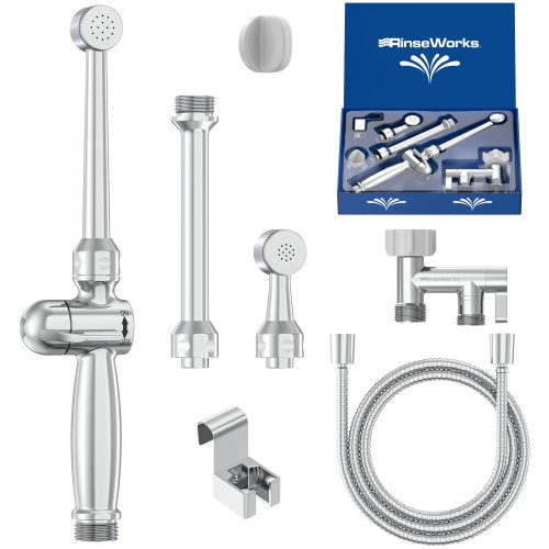 Aquaus Chrome Toilet Mounted Handheld Bidet Sprayer
