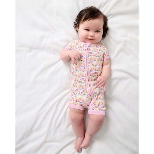 Pastel Rainbows Shorty Zippy
