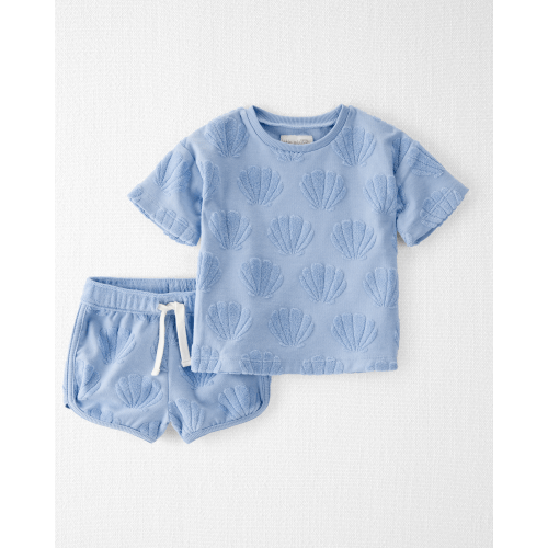 Baby 2-Piece Seashell-Print Made with Organic Cotton - Little Planet | Carter's