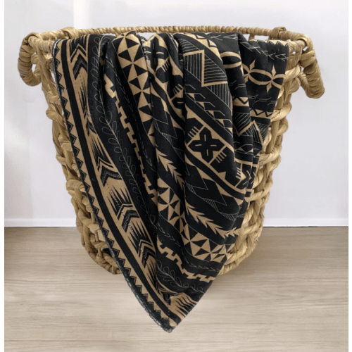 Nesia Baby Blanket (Black & Beige) – Polybubs