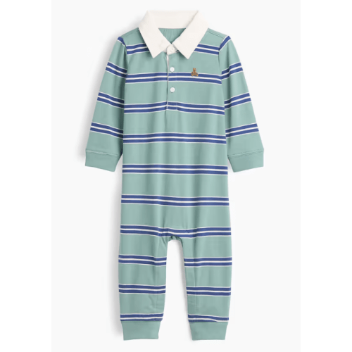 Baby Brannan Bear Rugby Polo One-Piece