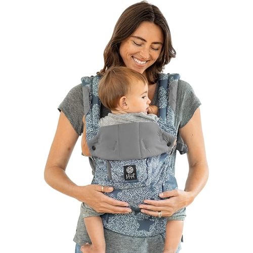 LÍLLÉbaby Complete 6-in-1 Ergonomic Baby Carrier Infant to Toddler with Lumbar Support (7-45 Pounds), 360 Degree Baby Wearing, Inward and Outward Facing (Starfall)