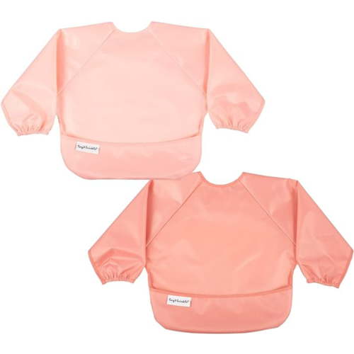 Tiny Twinkle Mess-Proof Long Sleeve Waterproof Feeding Bibs | 2-Pack Sets | Babies & Toddlers