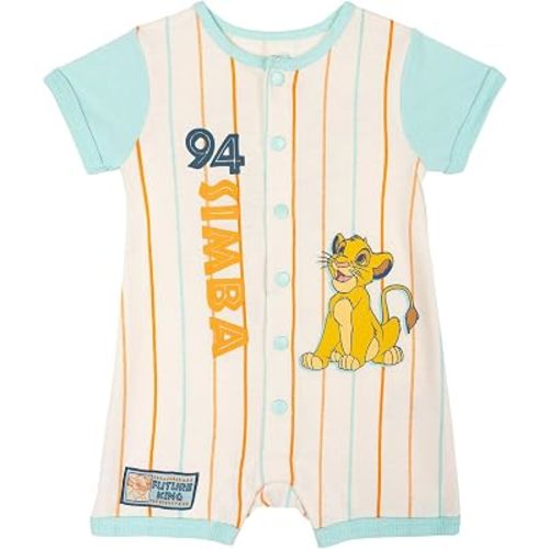 Disney Boys' Athletic One Piece Romper Newborn to Toddler