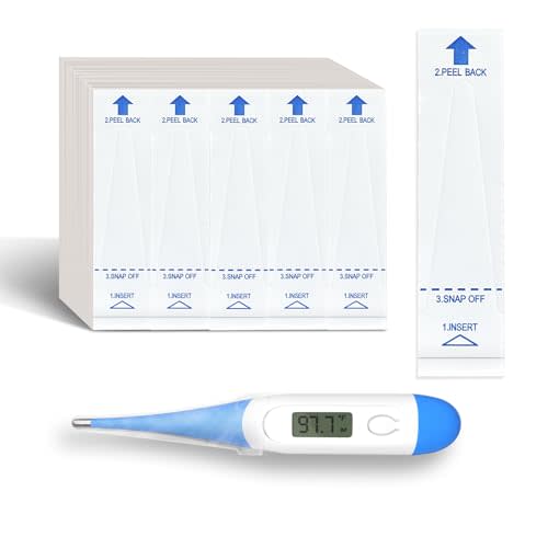 Boncare Thermometer Covers Disposable, 100 Pcs | Probe Covers for Digital Thermometers, Used for Oral, Rectally or Underarm