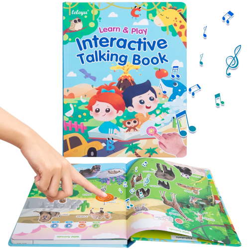Cshidworld 11 IN 1 Baby Books, 260+ Words, Interactive Educational Sound Books, Learning Toys for Toddlers 2-6 Years Old