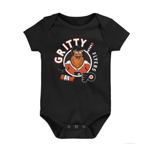 Philadelphia Flyers Gritty Baby Gritty Ready to Play BLACK One Piece - 133406136