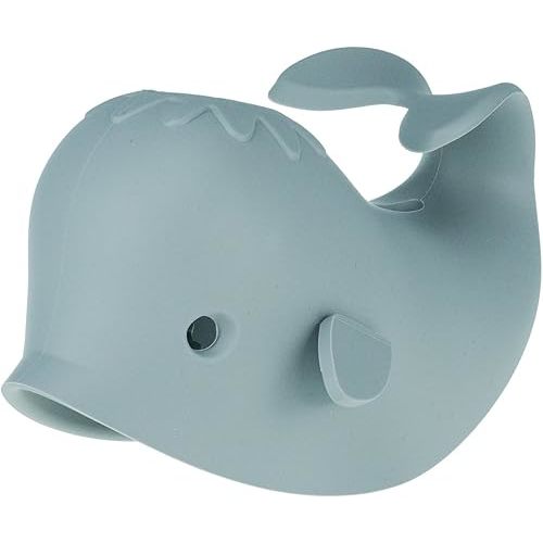 Baby Bath Spout Cover, Silicone Faucet Protector for Kids - Soft Universal Tub Spout Guard, Prevent Bumps & Burns, Non-Slip Bath Safety Accessories for Infants Toddlers(Pink/Blue/Grey) (Grey)