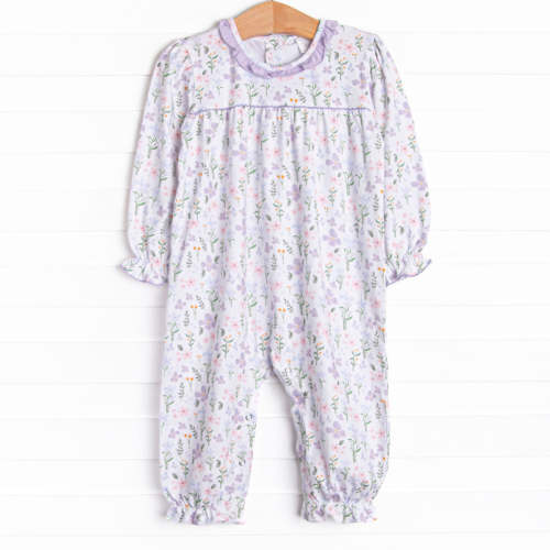 Picking Wildflowers Romper, Purple – Stitchy Fish