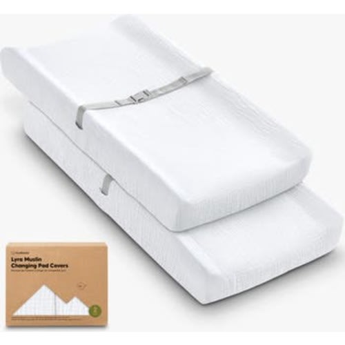 2-Pack Lyra Muslin Changing Pad Covers