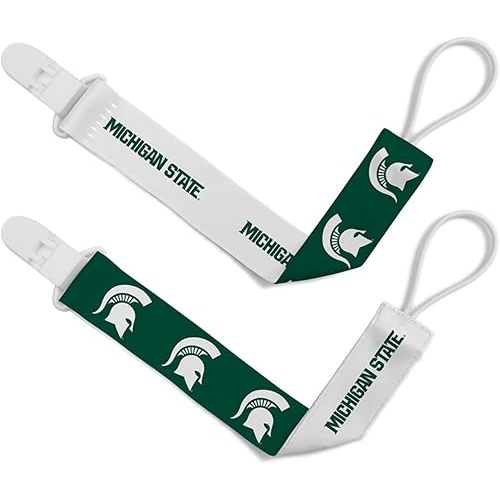 Pacifier Clip 2-Pack - Michigan State