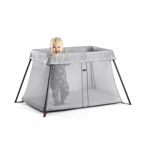 BabyBjörn Travel Crib Light - silver (040280US), One Size