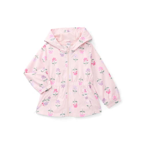 Carter's Child of Mine Toddler Girl Windbreaker Jacket with Hood, Sizes 12M-5T