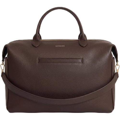 MINKARS Modern Diaper Bag - Vegan Leather Hospital Bag