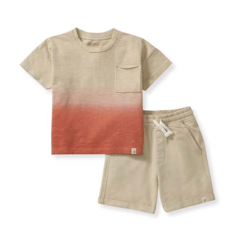 Dip Dye Boy Pocket Tee & Shorts Set – Burt's Bees Baby