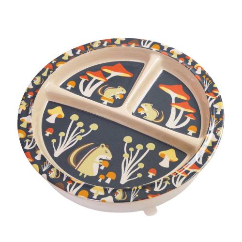 Fireworks Gallery | ORE ORIGINALS INC Divided Suction Plate: Mostly Mushrooms