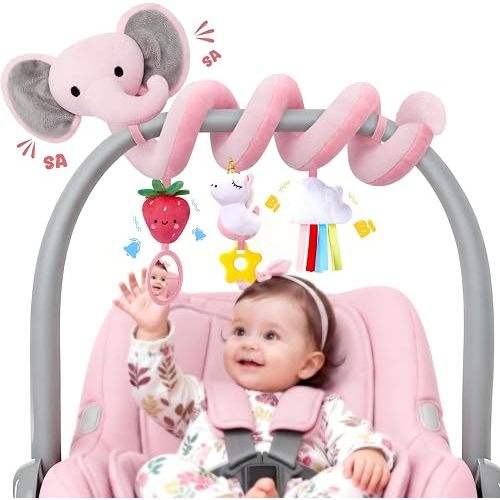 Spiral Car Seat Toys