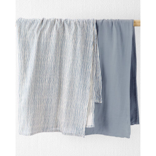 Baby 2-Pack Organic Cotton Muslin Swaddle Blankets