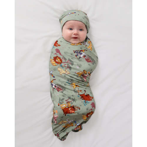 Simba's Safari Swaddle & Hat Set | Little Sleepies