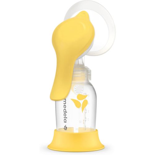 Medela Manual breast pump with Flex Shields Harmony Single Hand for More Comfort and Expressing More Milk