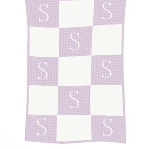 Initial & Blocks Blanket - Butterscotch Blankees – Butterscotch Blankees