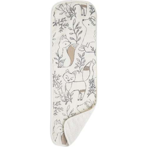 Ezra 3-pc. Newborn Burp Cloth Set (Woodland Animal) - Crane Baby | Maisonette