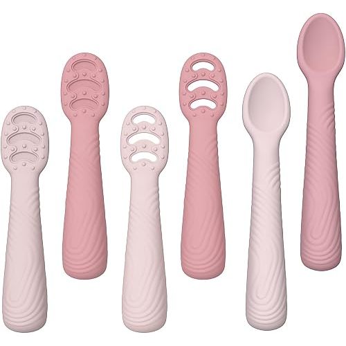 Baby Spoons 6pk Silicone Training Spoon Set