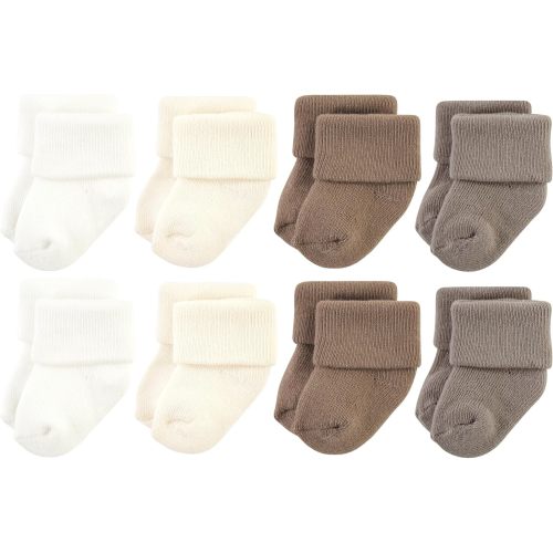 Hudson Baby Baby 8-pack Cotton Rich Newborn and Terry Socks