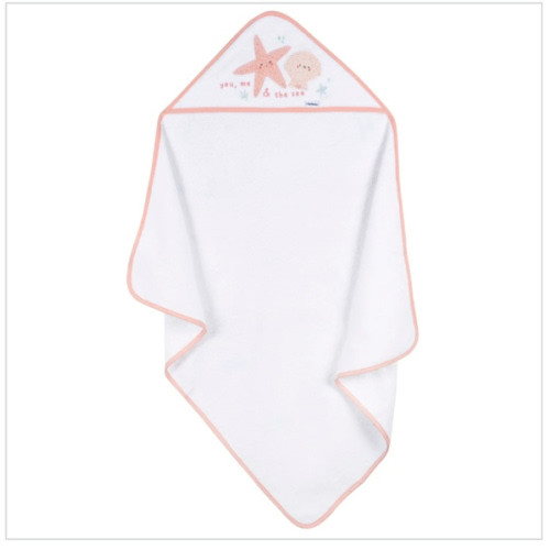 Baby Girls She Sells Sea Shells Hooded Towel – Gerber Childrenswear