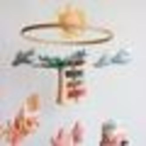 Surf baby mobile, beach baby mobile, surfboard mobile girl
