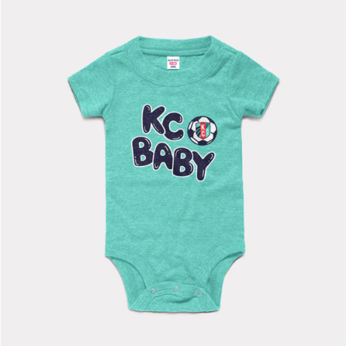 Kids KC Baby Teal Onesie