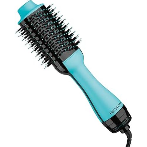 REVLON One-Step Volumizer Original 1.0 Hair Dryer and Hot Air Brush, Mint