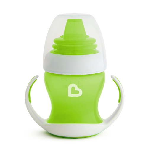 Munchkin® Gentle™ Transition Sippy Trainer Cup, 4 oz, Green