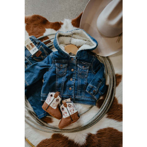 Wrangler Baby Denim Sherpa Jacket (0-3M to 4T)