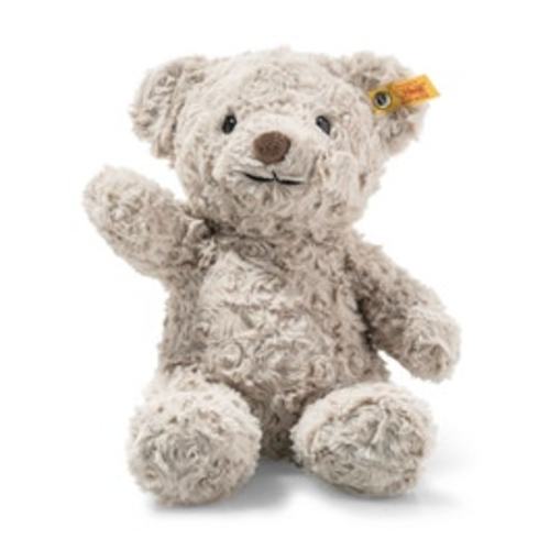 Honey Teddy Bear, 11 in, light gray - Steiff.com
