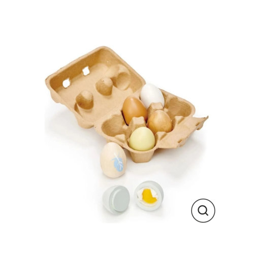 Tender Leaf Wooden Eggs