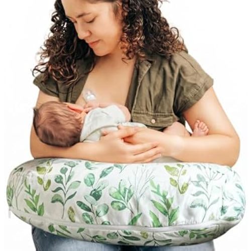 Boppy Nursing Pillow, Safe Ergonomic Breastfeeding & Baby Feeding Support