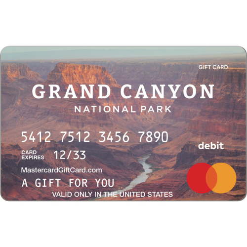 Mastercard® $20-$500 eGift Card Grand Canyon (Plus $6.84 Purchase Fee) [Email Delivery]